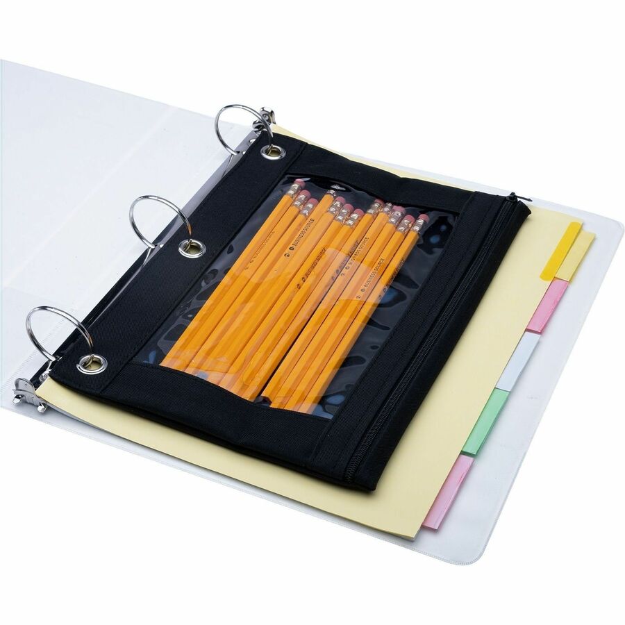 Business Source Insertable Tab Ring Binder Indexes - 5 Blank Tab(s)2" Tab Width - 8.5" Divider Width x 11" Divider Length - Letter - 3 Hole Punched - Multicolor Tab(s) - Tear Resistant, Punched, Insertable, Reinforced Edges - 5 / Set