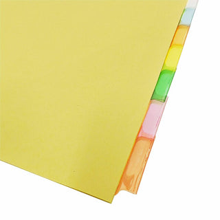 Business Source Insertable Tab Ring Binder Indexes - 8 Blank Tab(s)1.50" Tab Width - 8.5" Divider Width x 11" Divider Length - Letter - 3 Hole Punched - Multicolor Tab(s) - Tear Resistant, Punched, Insertable, Reinforced Edges - 8 / Set
