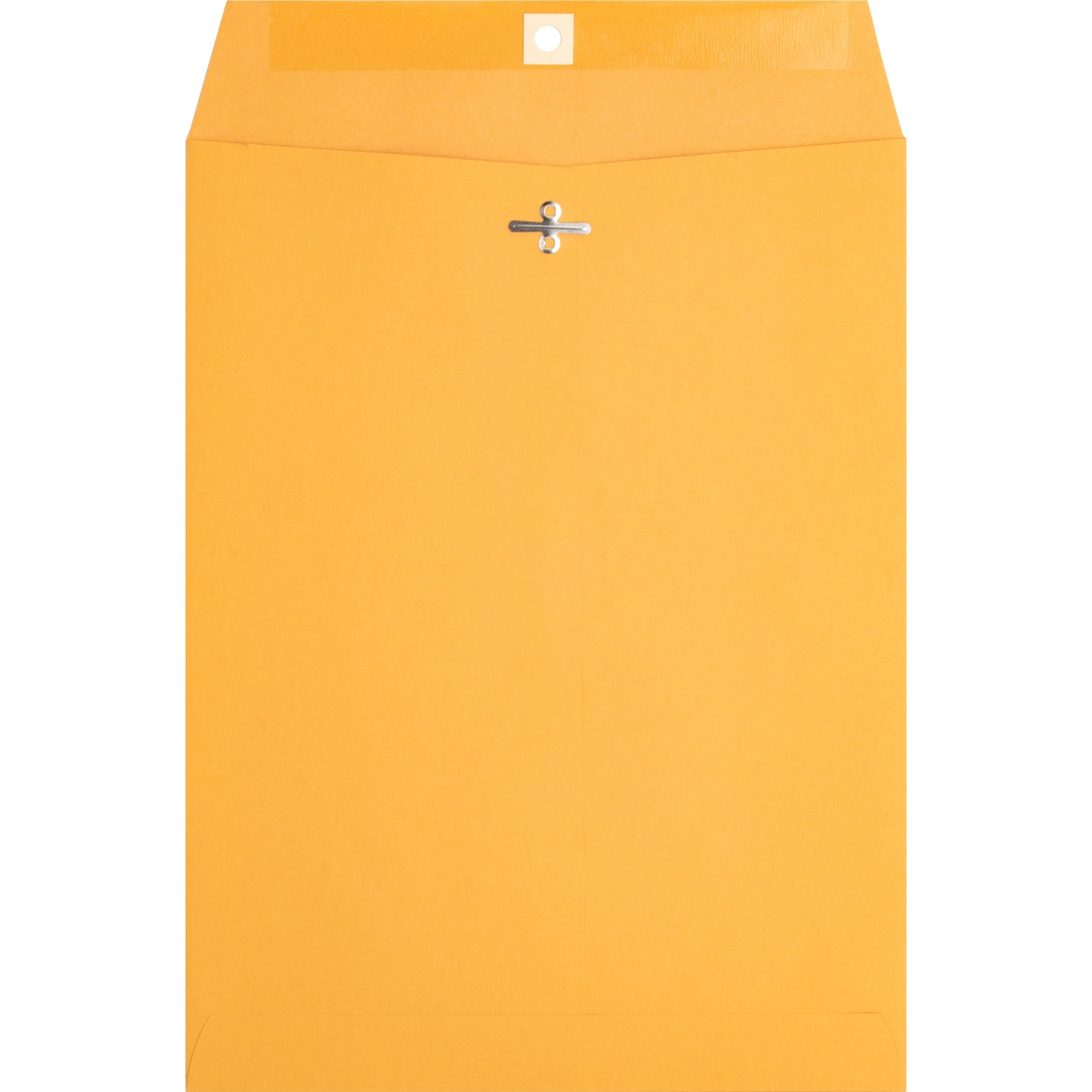 Business Source Heavy-duty Clasp Envelopes - Clasp - #90 - 9" Width x 12" Length - 28 lb - Clasp - Kraft - 100 / Box - Kraft