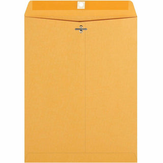 Business Source Heavy-duty Clasp Envelopes - Clasp - #93 - 9 1/2" Width x 12 1/2" Length - 28 lb - Clasp - Kraft - 100 / Box - Kraft