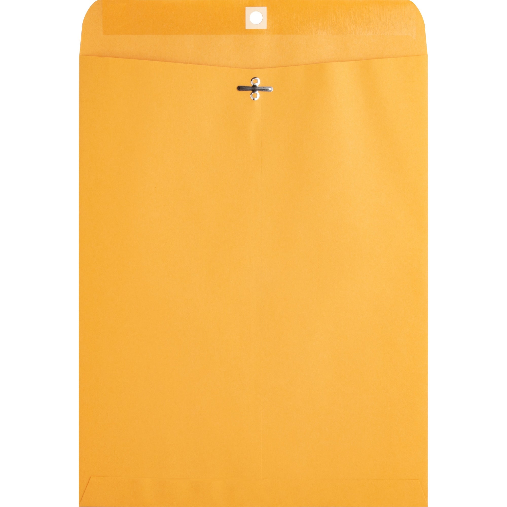 Business Source Heavy-duty Clasp Envelopes - Clasp - #97 - 10" Width x 13" Length - 28 lb - Clasp - Kraft - 100 / Box - Kraft