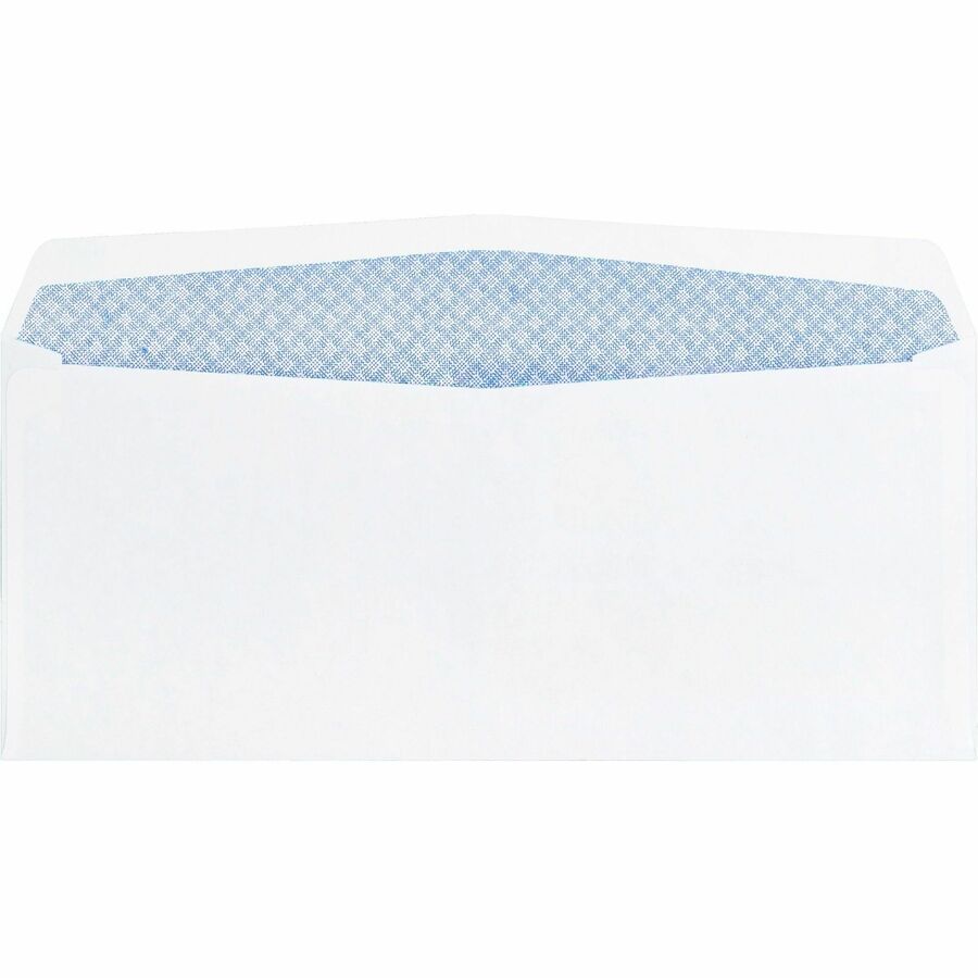 Business Source No. 9 Double Window Invoice Envelopes - Double Window - #9 - 8 7/8" Width x 3 7/8" Length - 24 lb - 500 / Box - White
