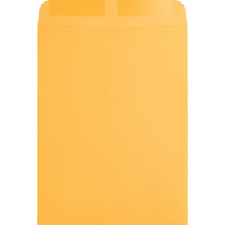 Business Source Kraft Gummed Catalog Envelopes - Catalog - #10 1/2 - 9" Width x 12" Length - 28 lb - Gummed - Kraft - 250 / Box - Kraft