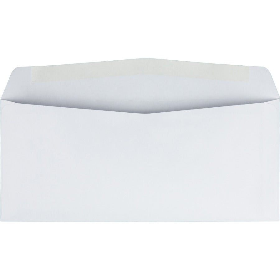 Business Source Regular Business Envelopes - Commercial - #10 - 9 1/2" Width x 4 1/8" Length - 24 lb - Gummed - Wove - 500 / Box - White