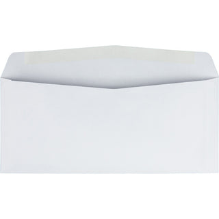 Business Source Regular Business Envelopes - Commercial - #10 - 9 1/2" Width x 4 1/8" Length - 24 lb - Gummed - Wove - 500 / Box - White