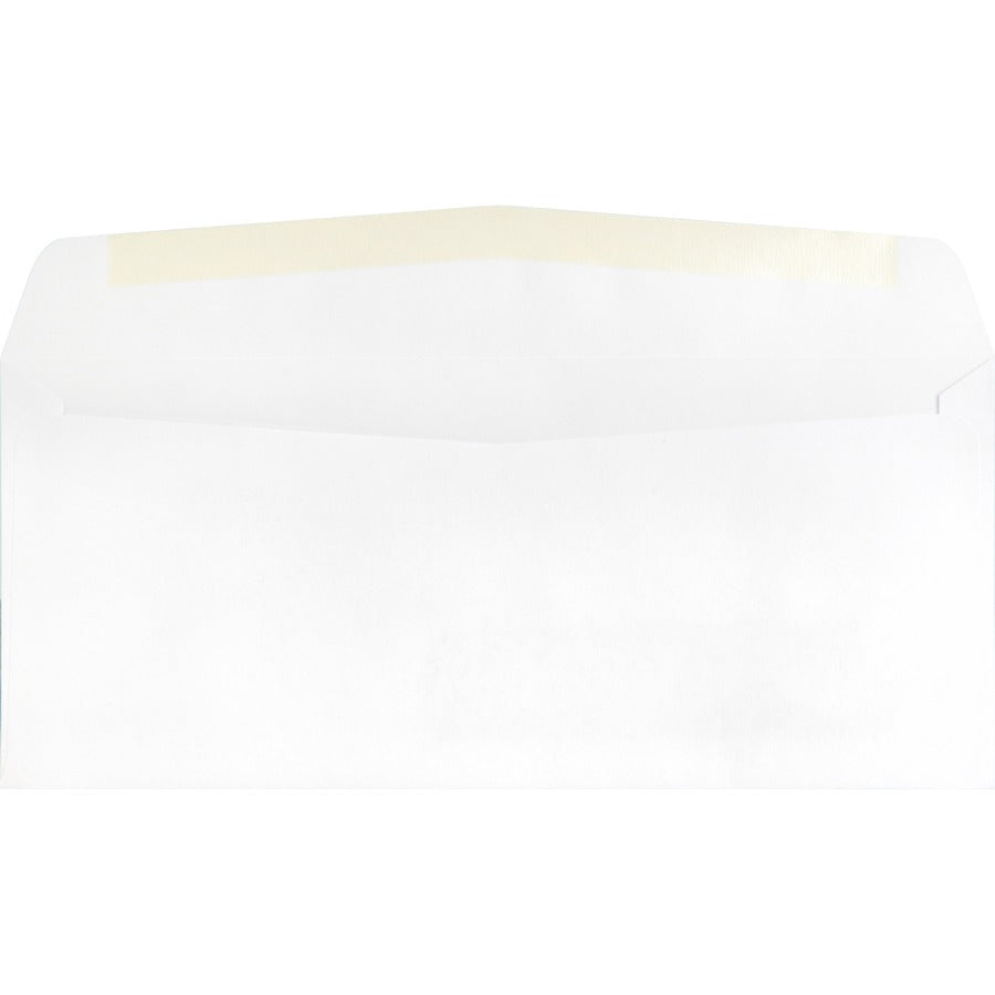 Business Source Economical No. 10 Window Envelope - Single Window - #10 - 9 1/2" Width x 4 1/8" Length - 24 lb - 500 / Box - White