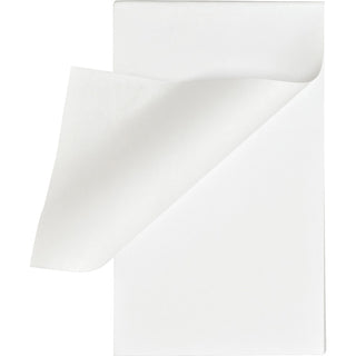 Business Source Plain Memo Pads - 100 Sheets - Plain - Glued - Unruled - 15 lb Basis Weight - 3" x 5" - White Paper - Chipboard Backing - 1 Dozen
