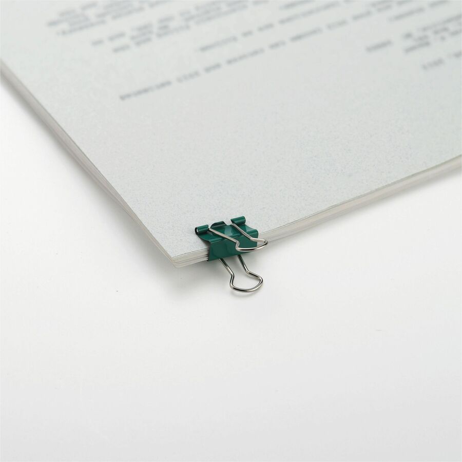 business-source-colored-fold-back-binder-clips-small-08-width-037-size-capacity-40-pack-assorted-steel_bsn65361 - 5