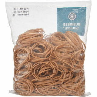 Business Source Quality Rubber Bands - Size: #32 - 3" Length x 0.1" Width - Sustainable - 700 / Pack - Rubber - Crepe