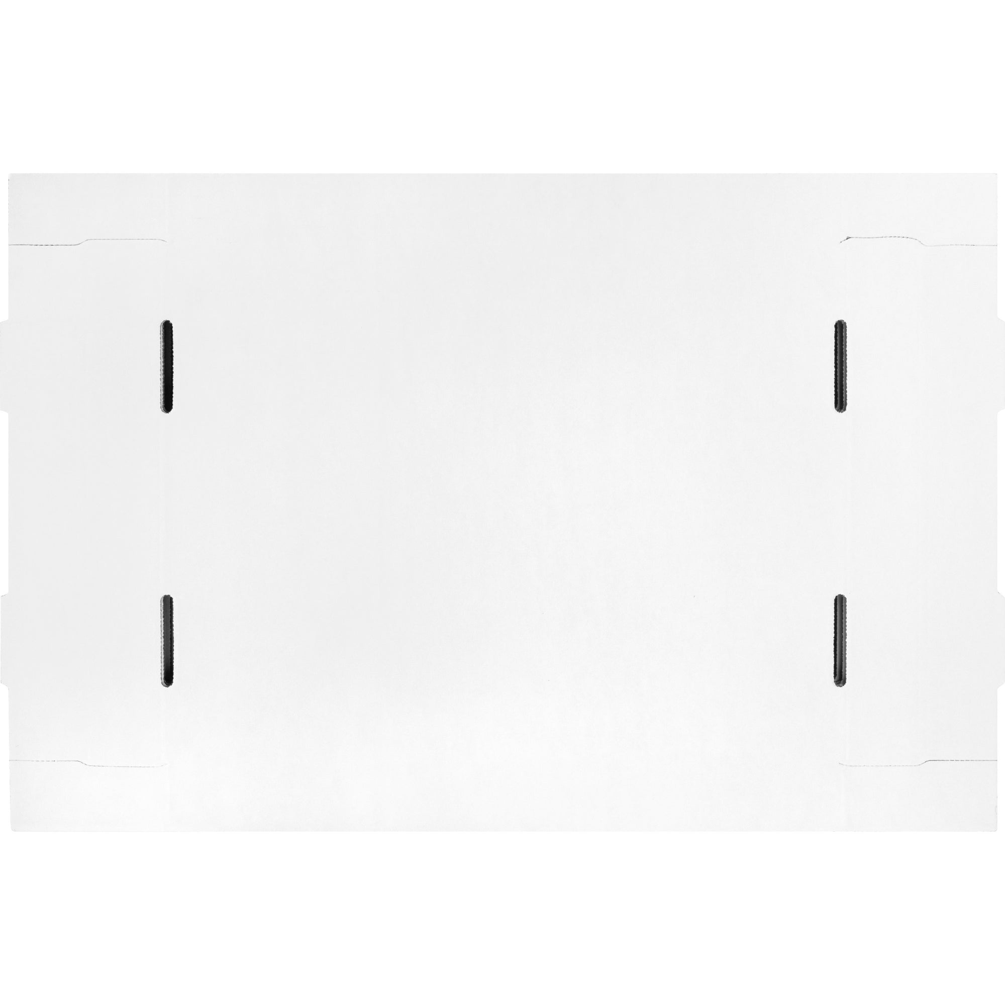 Business Source Quick Setup Medium-Duty Storage Box - External Dimensions: 12" Width x 15" Depth x 10"Height - Media Size Supported: Legal, Letter - Lift-off Closure - Medium Duty - Stackable - White - For File - Recycled - 12 / Carton - 