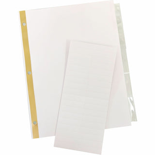 Business Source Tear-resistant Clear Tab Index Dividers - 5 x Divider(s) - 5 Tab(s)/Set - 8.5" Divider Width x 11" Divider Length - Letter - White Divider - Clear Tab(s) - Recycled - Tear Resistant - 5 / Set