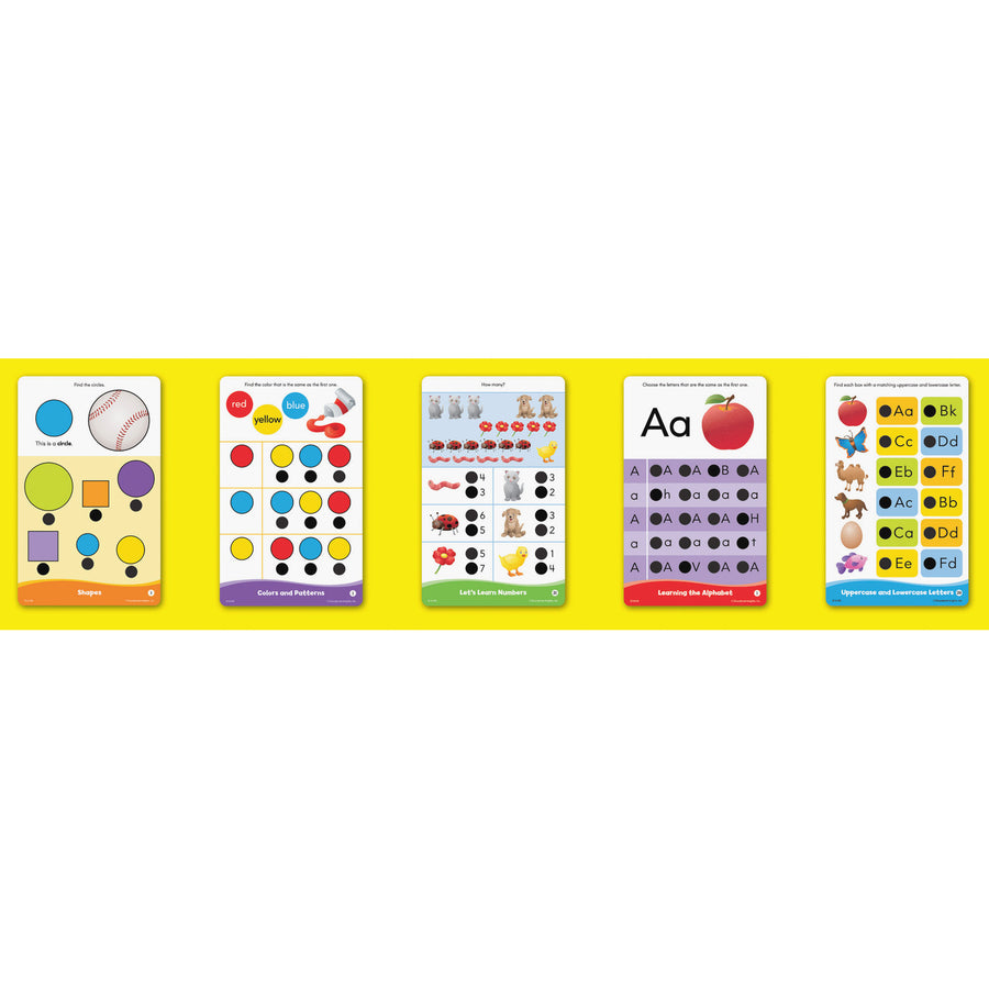 Learning Resources Hot Dots Jr School Learning Set - Theme/Subject: Learning - Skill Learning: Color, Letter, Number, Shape - 4-6 Year - 
