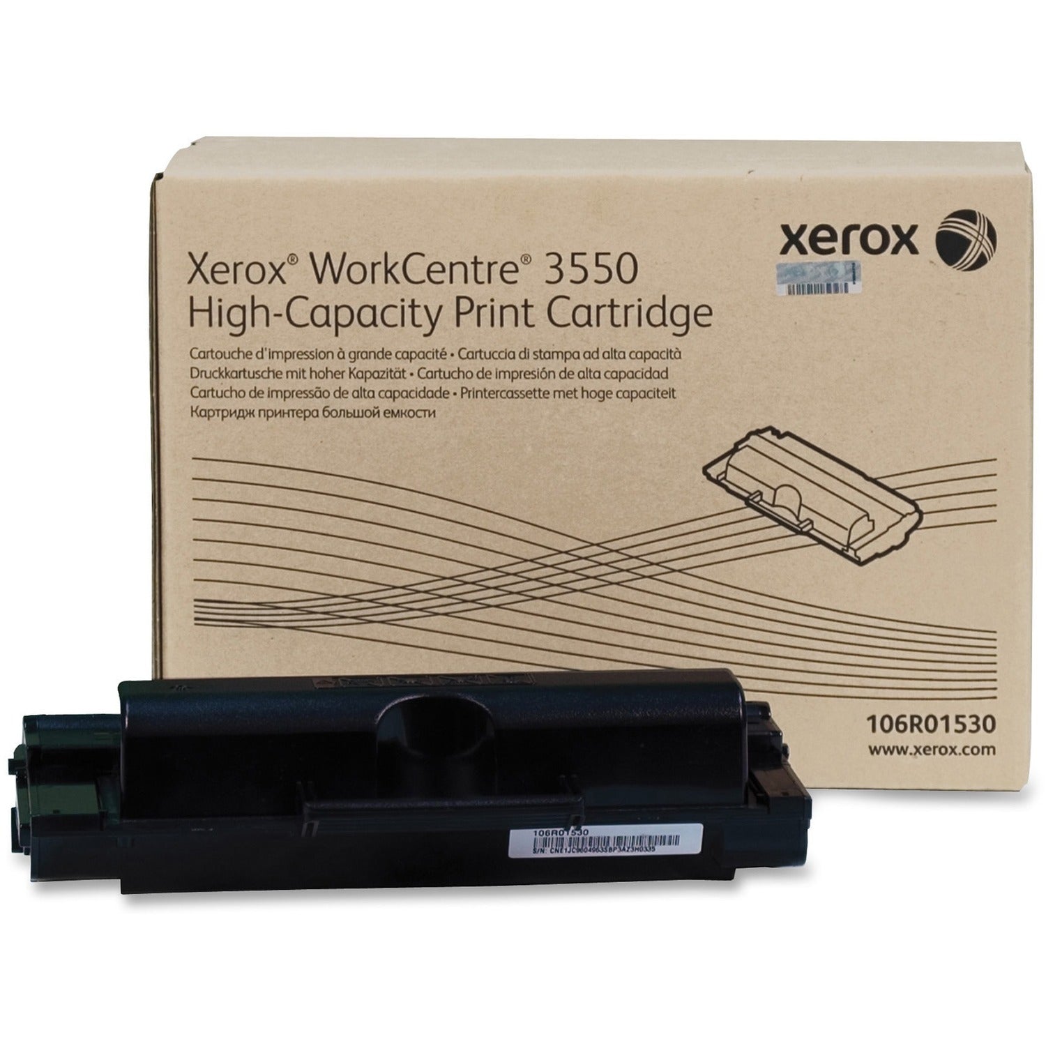 106R01530 High-Yield Toner, 11,000 Page-Yield, Black