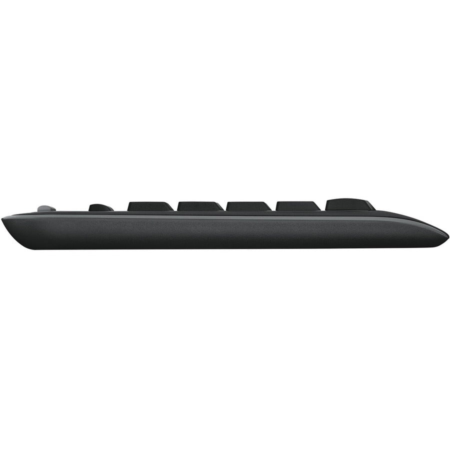 MK320 Wireless Keyboard + Mouse Combo, 2.4 GHz Frequency/30 ft Wireless Range, Black