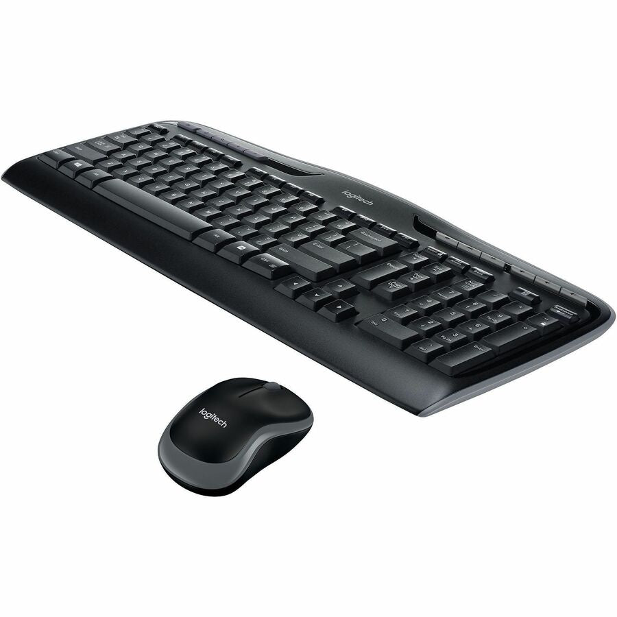 MK320 Wireless Keyboard + Mouse Combo, 2.4 GHz Frequency/30 ft Wireless Range, Black