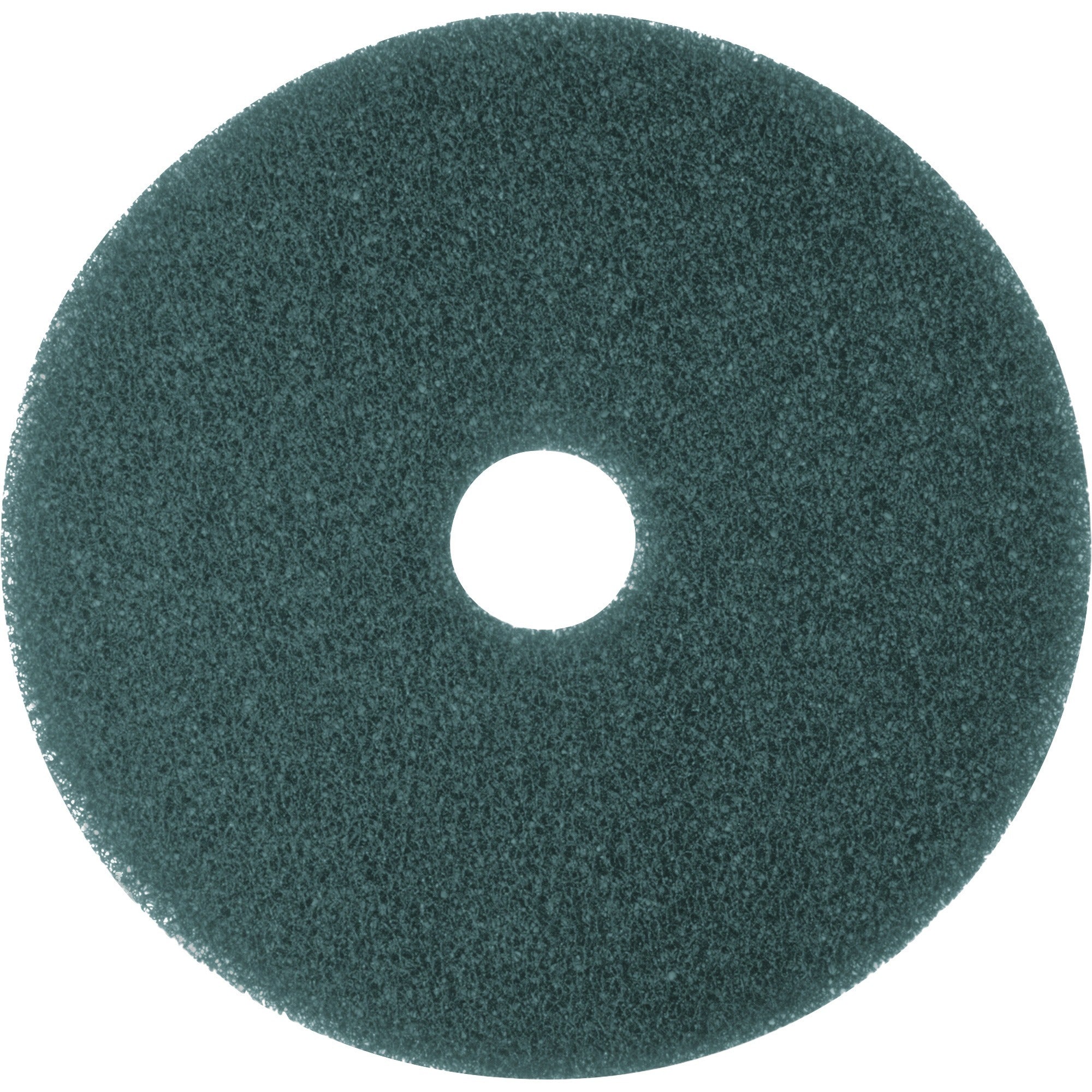 3M Blue Cleaner Pads - 5/Carton - Round x 12" Diameter - Scrubbing, Floor - Hard Floor - 175 rpm to 600 rpm Speed Supported - Textured, Adhesive, Durable, Heavy Duty, Dirt Remover, Scuff Mark Remover, Abrasive - Nylon, Polyester Fiber - Blue - 