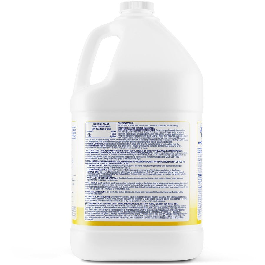 Quaternary Disinfectant Cleaner, 1gal Bottle, 4/Carton