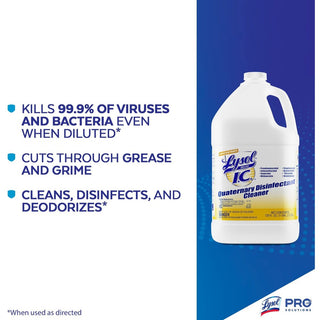 Quaternary Disinfectant Cleaner, 1gal Bottle, 4/Carton