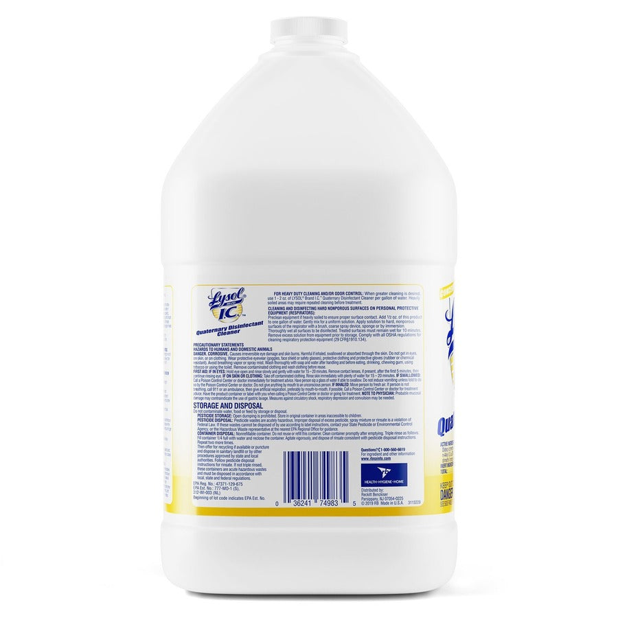 Quaternary Disinfectant Cleaner, 1gal Bottle, 4/Carton