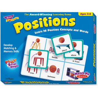 Trend Positions Match Me Games - Educational - 1 to 8 Players - 1 Each - 