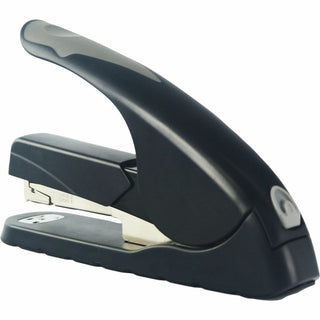 Business Source Full-strip Effortless Stapler - 20 of 20lb Paper Sheets Capacity - 210 Staple Capacity - Full Strip - 1/4" , 5/16" Staple Size - 1 Each - Black, Gray