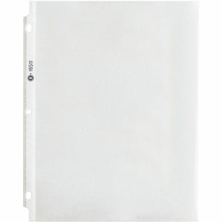 Business Source Sheet Protectors - 5 mil Thickness - For Letter 8 1/2" x 11" Sheet - 3 x Holes - Ring Binder - Top Loading - Rectangular - Clear - Polypropylene - 50 / Box