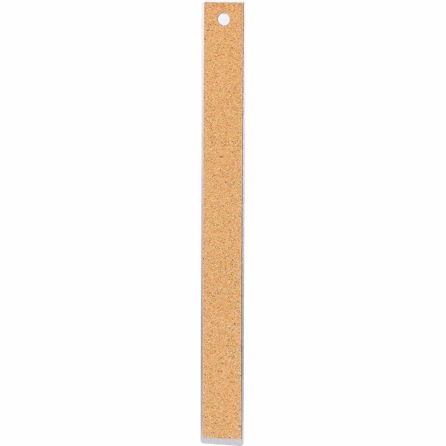 Business Source Nonskid Stainless Steel Ruler - 12" Length - 1/16, 1/32 Graduations - Metric Measuring System - Stainless Steel - 1 Each - Silver
