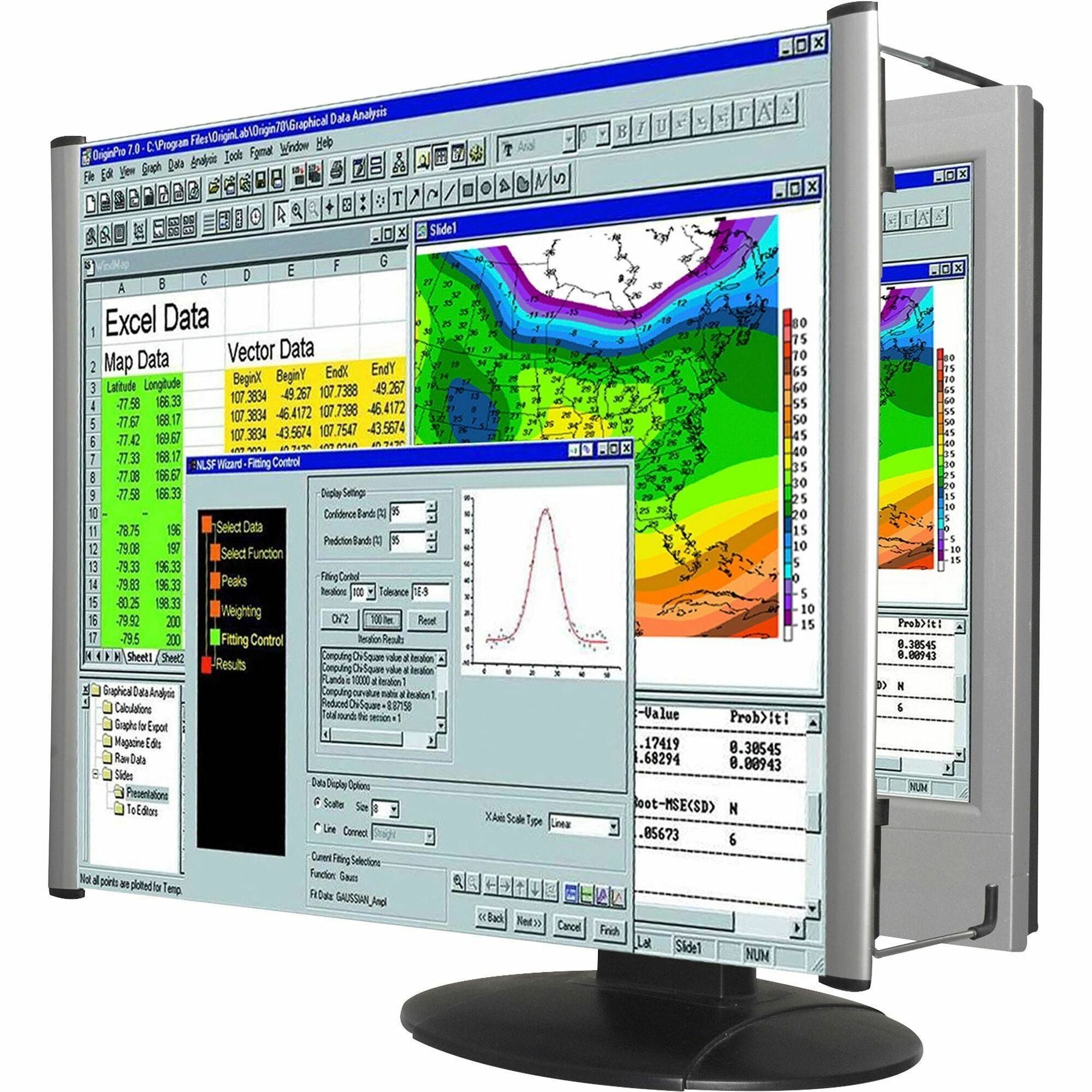 LCD Monitor Magnifier Filter for 19" to 20" Widescreen Flat Panel Monitor, 16:10 Aspect Ratio