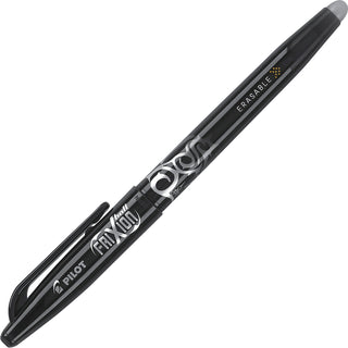 Pilot FriXion Ball Erasable Gel Pens - Fine Pen Point - 0.7 mm Pen Point Size - Black Gel-based Ink - Black Barrel - 2 / Pack