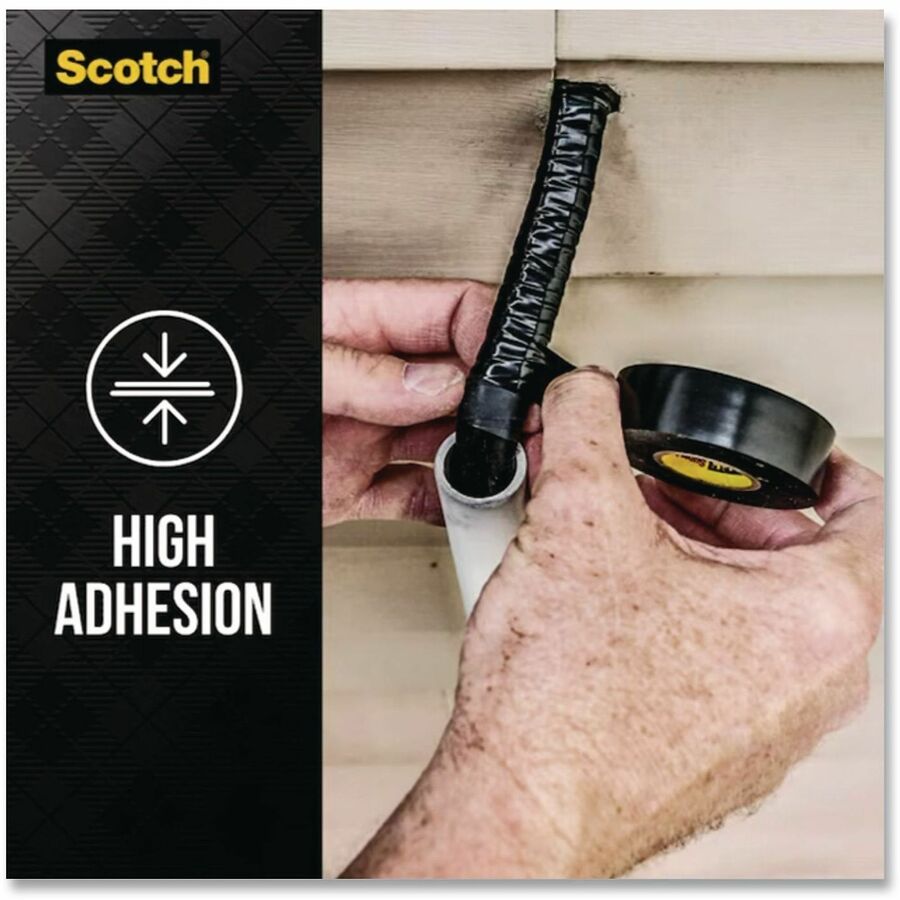 Scotch 88 Super Vinyl Electrical Tape, 0.75" x 66 ft, Black