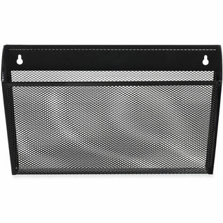 Metal Mesh Wall File, Letter Size, 14" x 3.1" x 8.2", Black