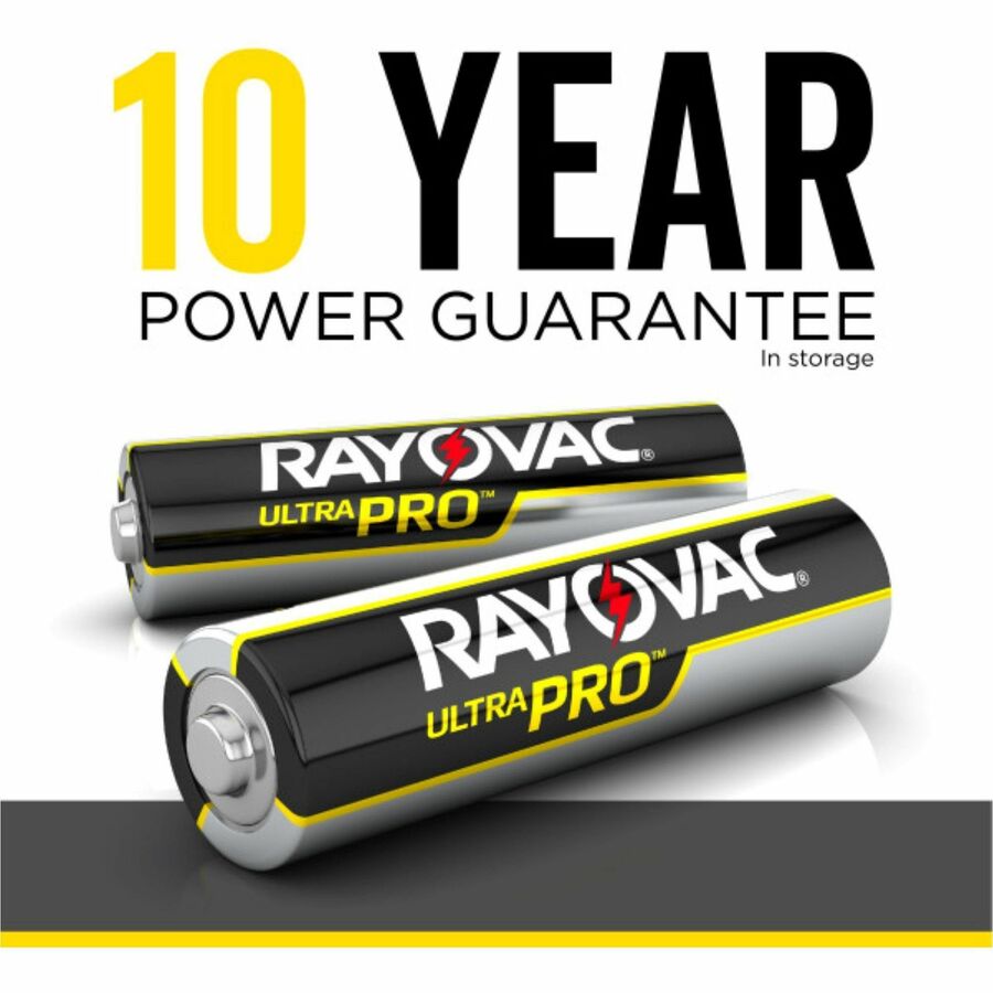 Rayovac Ultra Pro Alkaline AA Batteries - For Multipurpose - AA - 1.5 V DC - 8 / Pack - 2