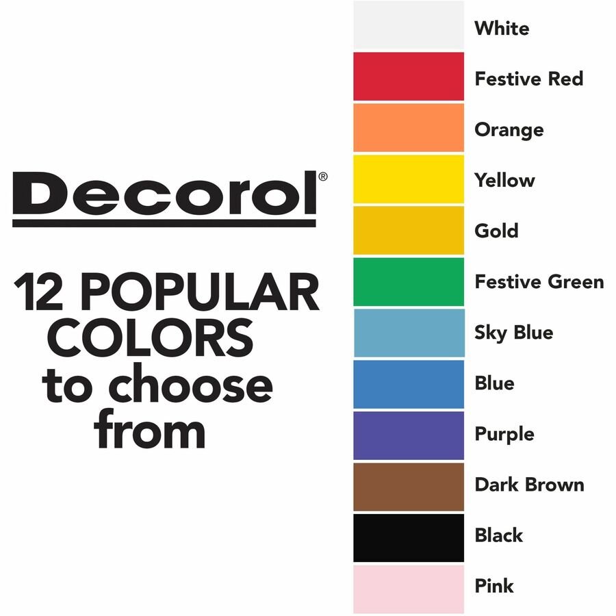 Decorol Flame-Retardant Art Paper Roll - Art, Classroom, Office, Banner, Bulletin Board - 7"Height x 36"Width x 1000 ftLength - 1 / Roll - Yellow - Sulphite - 