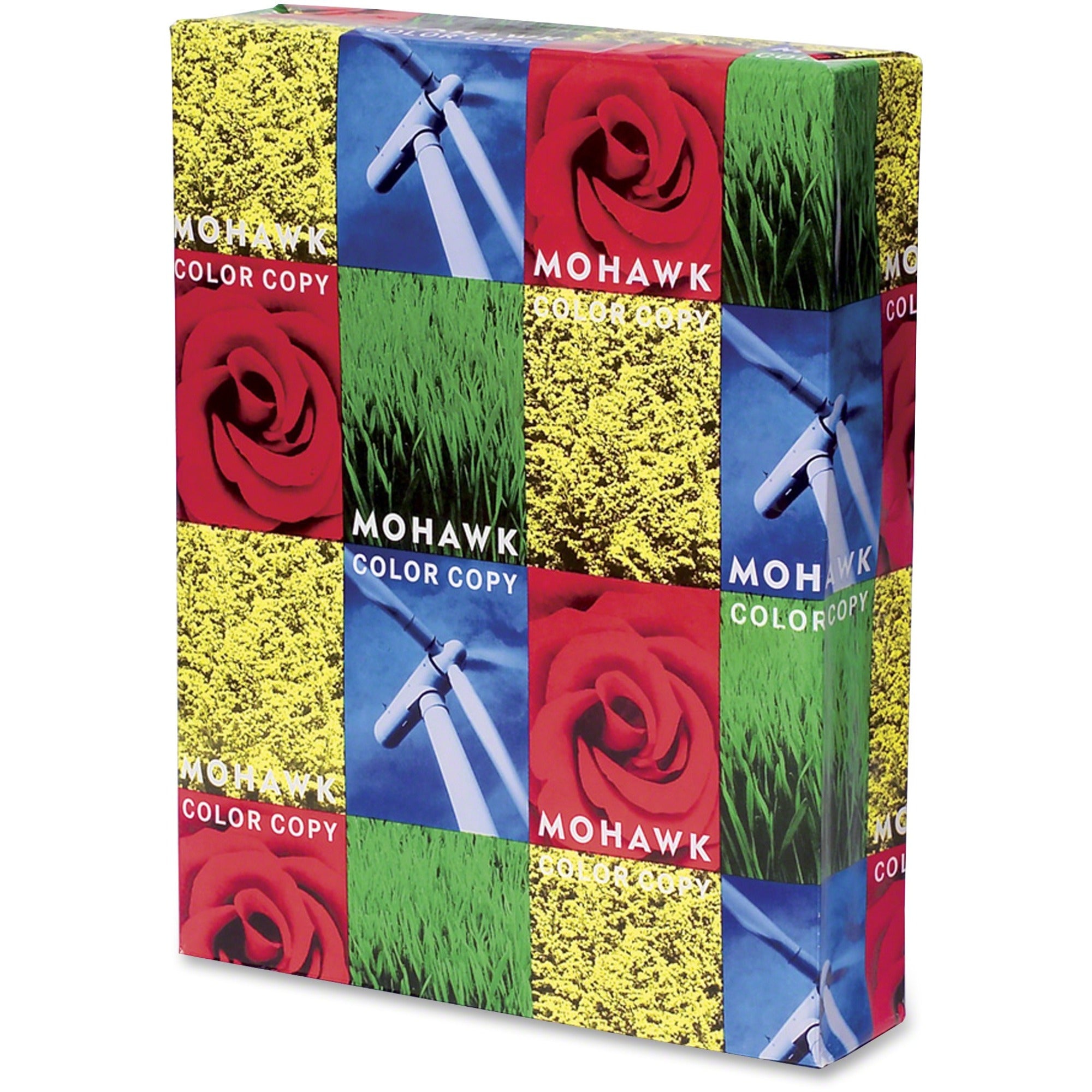 Color Copy 98 Paper and Cover Stock, 98 Bright, 28 lb Bond Weight, 8.5 x 11, Bright White, 500/Ream