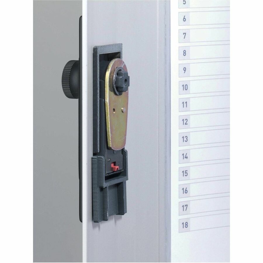 Key Box Plus, 54-Key, Brushed Aluminum, Silver, 11.75 x 4.63 x 15.75