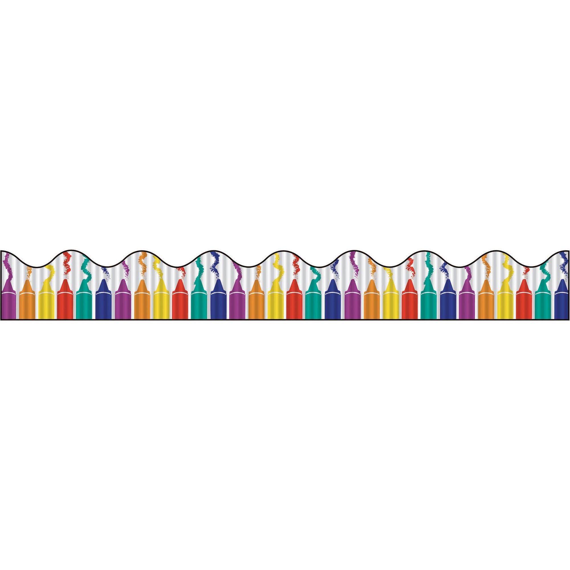 Pacon - Bordette Designs, 2 1/4-inch x 25' Roll, Crayons, Sold as 1 RL