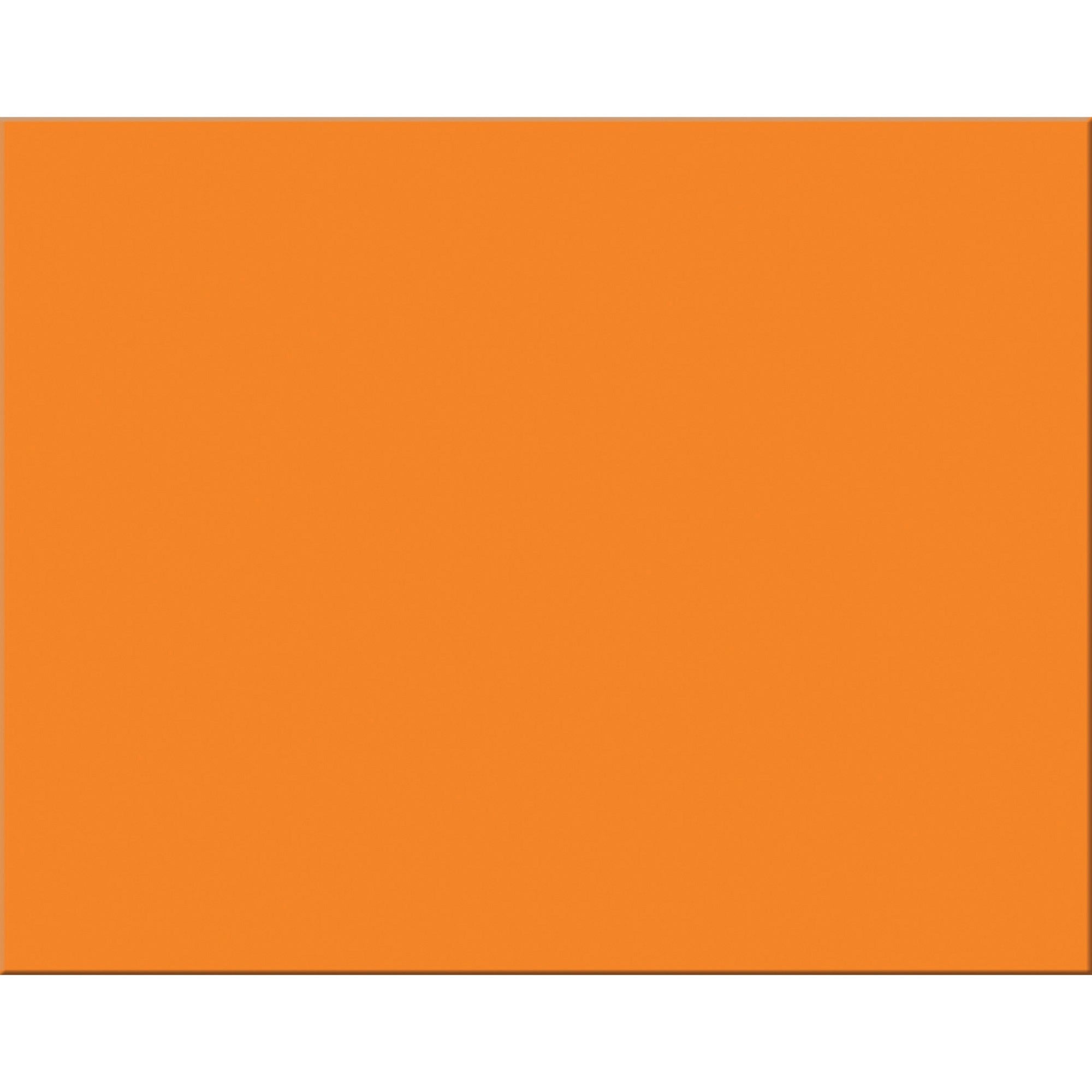 Pacon Railroad Board - Project, Art, Mat, Mounting, Block Printing, Painting, Marker, Stenciling, Poster - 28"Height x 22"Width x 1"Length - 25 / Carton - Orange