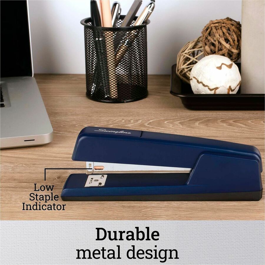 747 Classic Full Strip Stapler, 30-Sheet Capacity, Royal Blue