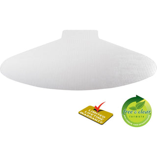 SuperMat Frequent Use Chair Mat, Medium Pile Carpet, 60 x 66, Workstation, Clear