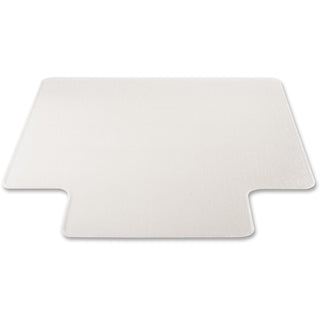 Deflecto RollaMat for Carpet - Home, Office, Carpet - 60" Length x 46" Width - Lip Size 12" Length x 25" Width - Rectangular - Textured - Vinyl - Clear - 1Each