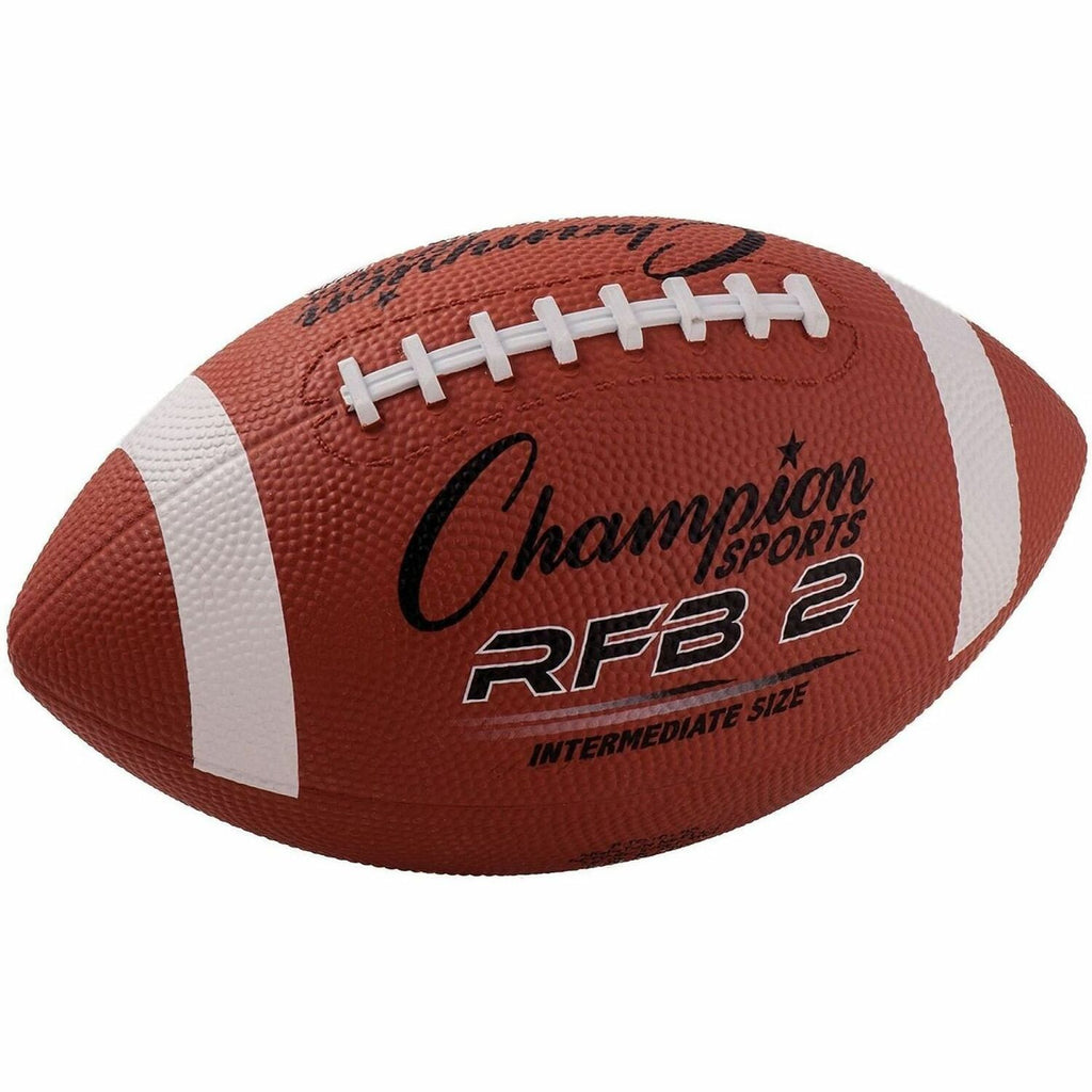 Rubber Sports Ball, For Football, Intermediate Size, Brown