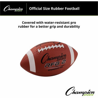 Rubber Sports Ball, For Football, Intermediate Size, Brown