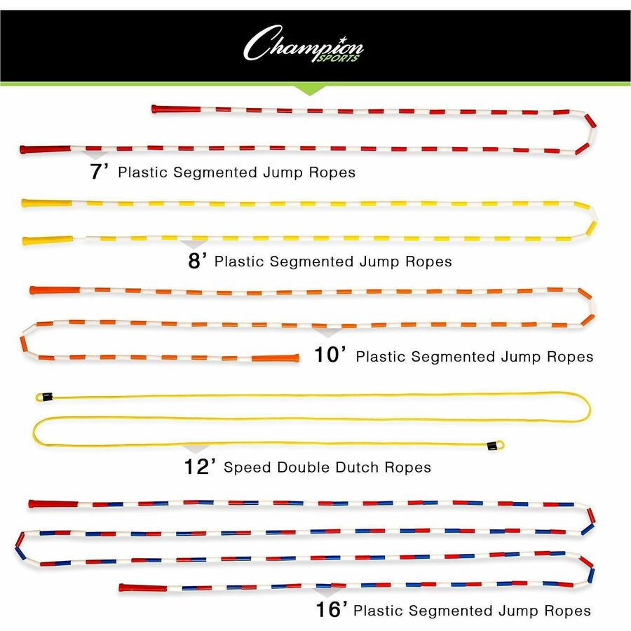 Physical Education Kit with 7 Balls, 14 Jump Ropes, Assorted Colors