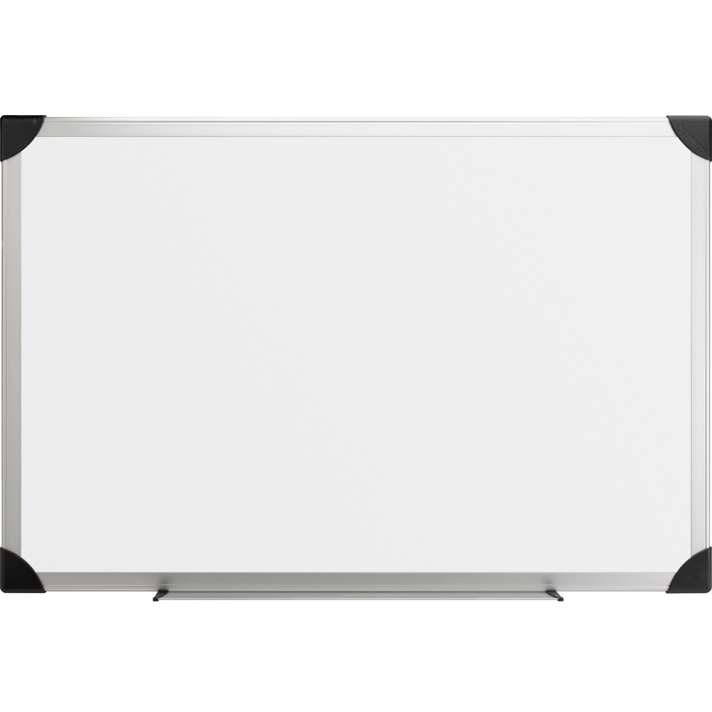 Lorell Dry-erase Board - 36" (3 ft) Width x 24" (2 ft) Height - White Styrene Surface - Aluminum Frame - Ghost Resistant, Scratch Resistant - 1 Each - 