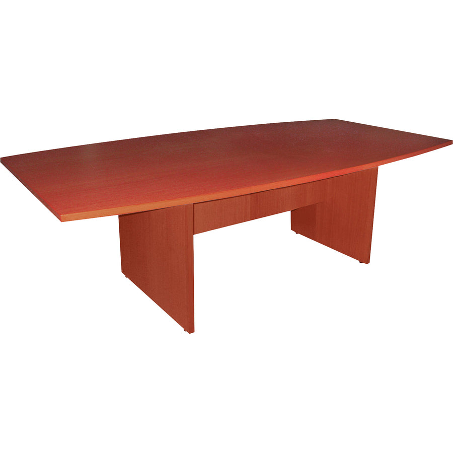 Lorell Essentials Conference Table Base (Box 2 of 2) - 2 Legs - 28.50" Height x 49.63" Width x 23.63" Depth - Assembly Required - Cherry, Laminated - 1 Each - 