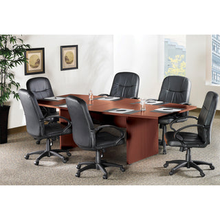 Lorell Essentials Conference Table Base (Box 2 of 2) - 2 Legs - 28.50" Height x 49.63" Width x 23.63" Depth - Assembly Required - Cherry, Laminated - 1 Each - 