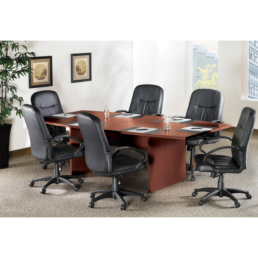 Lorell Essentials Rectangular Conference Tabletop - 94.5" x 47.3" x 1.3" x 1" - Finish: Cherry, Laminate - Modesty Panel - 