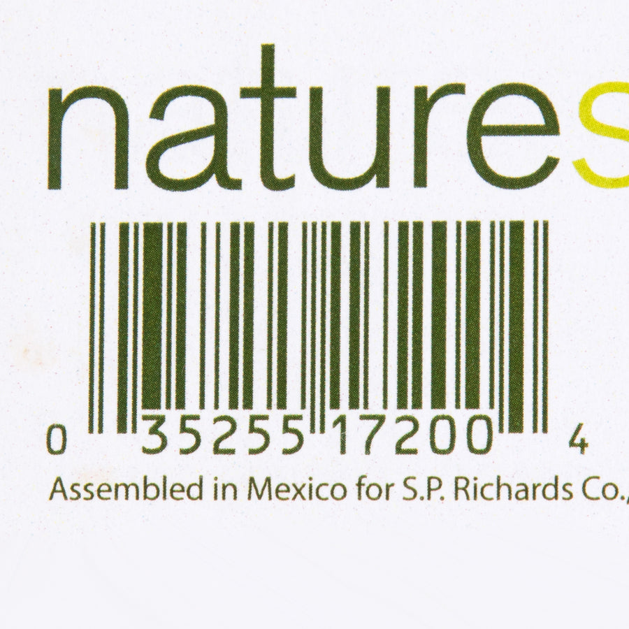 Nature Saver 1/3 Tab Cut Letter Recycled Classification Folder - 8 1/2" x 11" - 2" Fastener Capacity for Folder - Top Tab Location - 1 Divider(s) - Blue - 100% Recycled - 10 / Box