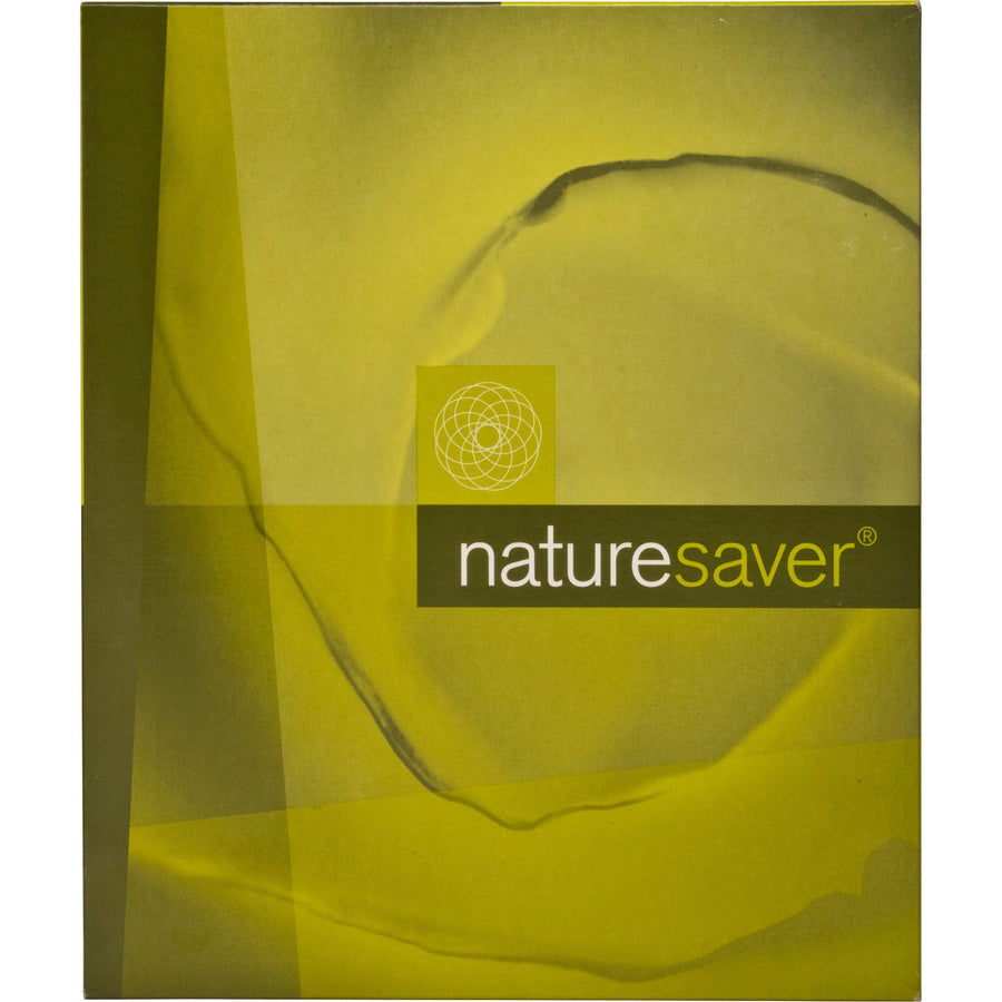 Nature Saver Letter Recycled Classification Folder - 8 1/2" x 11" - 2" Fastener Capacity for Folder - Top Tab Location - 1 Divider(s) - Green - 100% Recycled - 10 / Box - 
