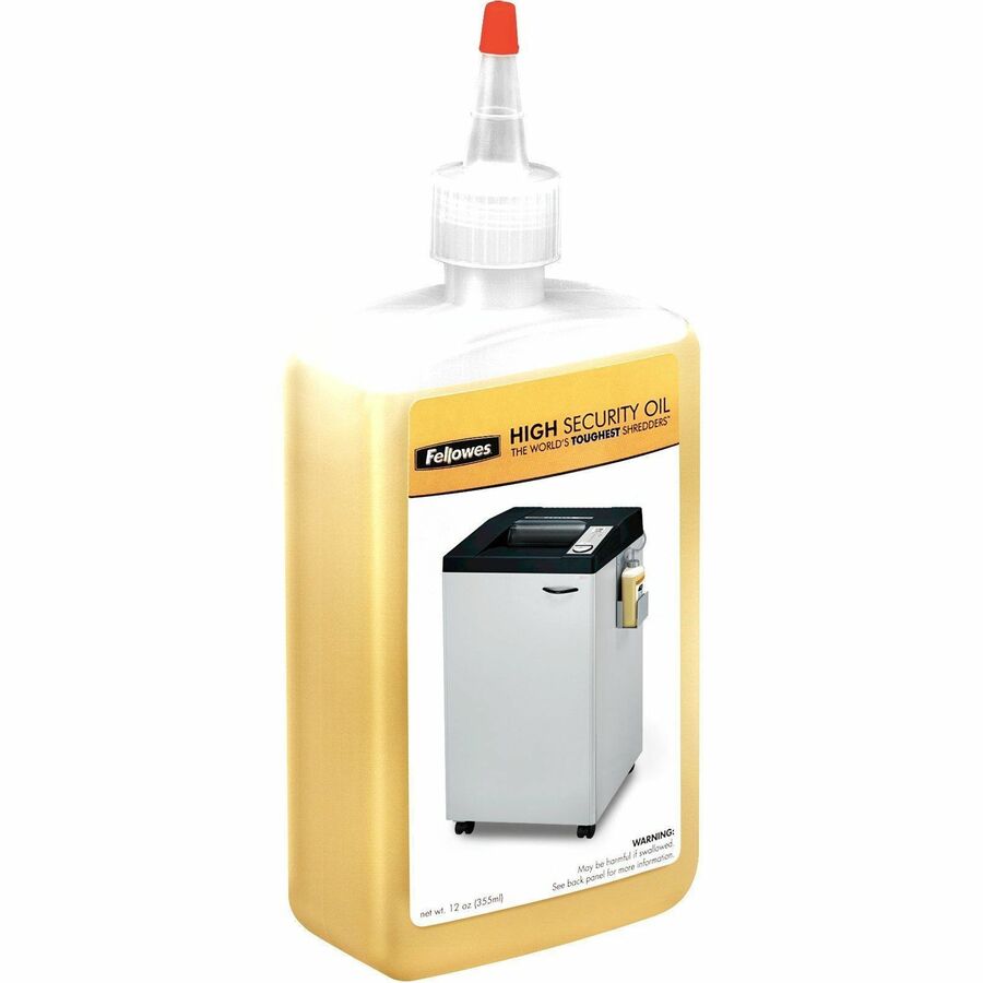 Fellowes Powershred High Security Shredder Oil 12 Oz. Bottle - 12 fl oz
